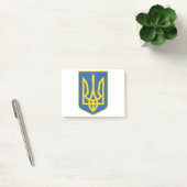 UKRAINE-TRIDENT POST-IT KLEBEZETTEL (Büro)