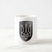 Ukraine-Trident-Schild Kaffeetasse (Mittel)