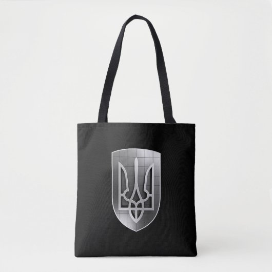 Ukraine-Trident-Schild Tasche (Vorderseite)