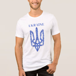UKRAINE. Trident. Stehen Sie mit der Ukraine. Tri-Blend Shirt