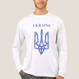 UKRAINE. Trident. Stehen Sie mit der Ukraine. Tri-Blend Shirt
