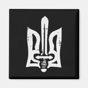Ukraine Trident Sword Pocket Ukrainian Tryzub Wome Magnet