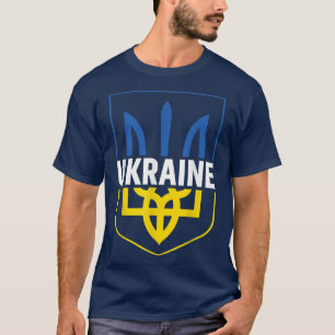 Ukraine Trident T Stolzmütze Waffen Ukrainischer V T-Shirt