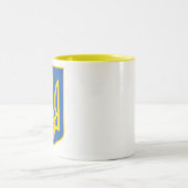 UKRAINE-TRIDENT ZWEIFARBIGE TASSE (Mittel)