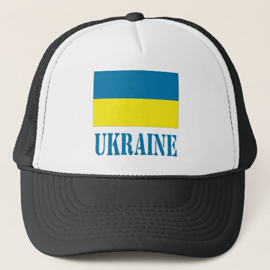Ukraine Truckerkappe (Vorderseite)