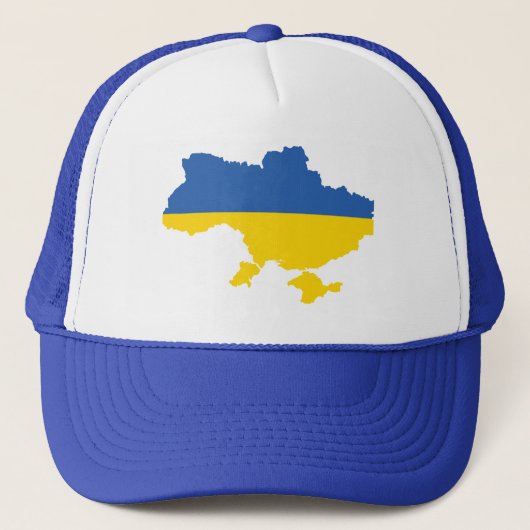 Ukraine Truckerkappe (Vorderseite)