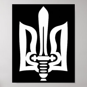 Ukraine Truzyb Ukraine Dreizack Ukraine Symbol Bed Poster