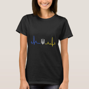 Ukraine Tryzub Dreizack Zelensky Ukrainische Flagg T-Shirt