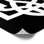 Ukraine Tryzub  Poster (Ecke)