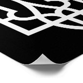 Ukraine Tryzub Poster (Ecke)