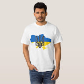 Ukraine Tryzub Shirt (Vorne ganz)
