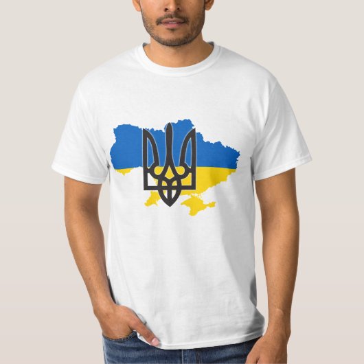 Ukraine Tryzub Shirt (Vorderseite)