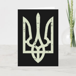 Ukraine Tryzub Symbol Tasche Ukraine Dreizack Männ Karte