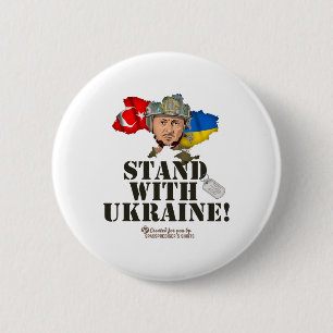 Ukraine Türkei Wolodymyr Selenskyj Steht mit der U Button