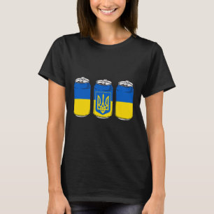 Ukraine Ukraina-Flagge Pivo UdSSR Ukrainische Bier T-Shirt