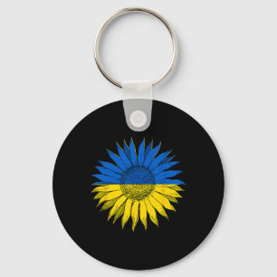 Ukraine Ukraine T-Shirt Sonnenblumen Vintage Flora Schlüsselanhänger