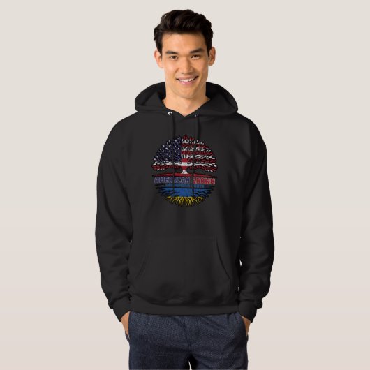 Ukraine Ukraine USA USA Staaten Hoodie (Vorne ganz)