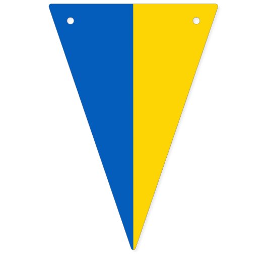 Ukraine, Ukraine Wimpelkette (Dritte Fahne)