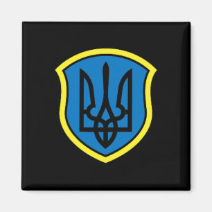 Ukraine Ukrainer Ukrainisch Kiew Trysub Flagge 15 Magnet