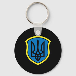 Ukraine Ukrainer Ukrainisch Kiew Trysub Flagge 15 Schlüsselanhänger
