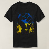 Ukraine Ukrainian Flag Stand With Ukraine DNA T-Shirt (Design vorne)