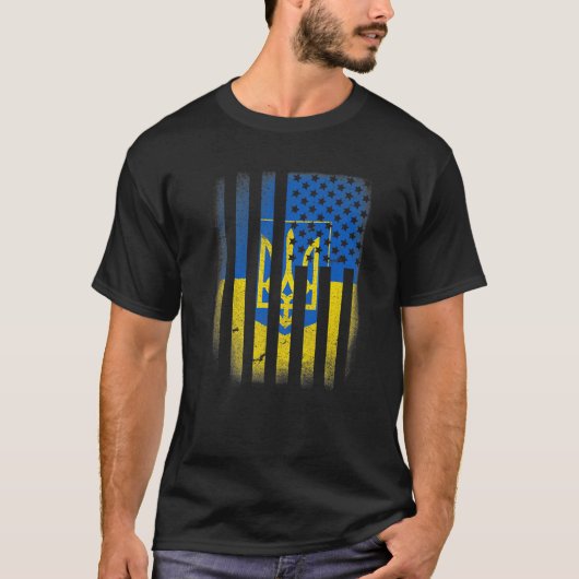 Ukraine Ukrainian Flag Ukrainians Gift T-Shirt (Vorderseite)