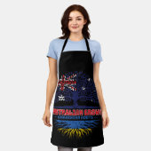 Ukraine Ukrainisch Australisch Australien Tree Roo Schürze (Getragen)