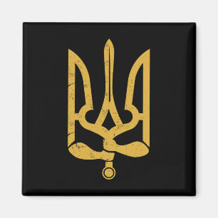 Ukraine Ukrainisch Kiew Trysub Flagge 10 Magnet