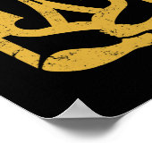 Ukraine Ukrainisch Kiew Trysub Flagge 10 Poster (Ecke)