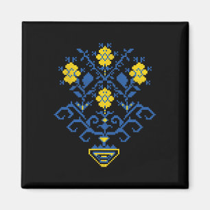 Ukraine Ukrainisch Kiew Trysub Flagge 11  Magnet