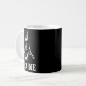 Ukraine Ukrainisch Kiew Trysub Flagge 8 Kaffeetasse (Vorderseite Links)