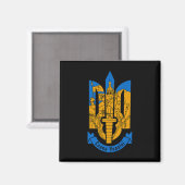 Ukraine Ukrainisch Kiew Trysub Osteuropa 2 Magnet (Vorderseite/Rückseite)