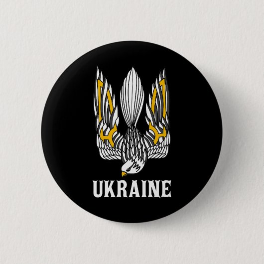 Ukraine Ukrainisch Kiew Trysub Osteuropa 3 Button (Vorderseite)