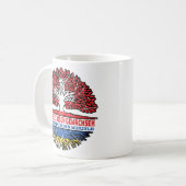 Ukraine Ukrainisch Schweizer Schweiz Baum Wurzel Kaffeetasse (Vorderseite Links)