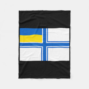 Ukraine Ukrainisch Ukraine Flagge Nabel Marineflag Fleecedecke