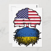 Ukraine Ukrainisch USA Vereinigte Staaten Postkarte (Vorne/Hinten)