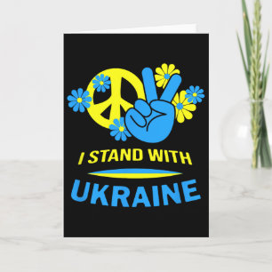 Ukraine Ukrainische Flagge Frieden In der Ukraine Karte