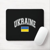 Ukraine Ukrainische Flagge Grafik 2 Mousepad (Mit Mouse)