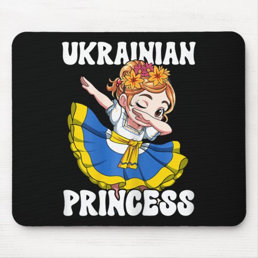 Ukraine Ukrainische Prinzessin Mousepad (Vorne)