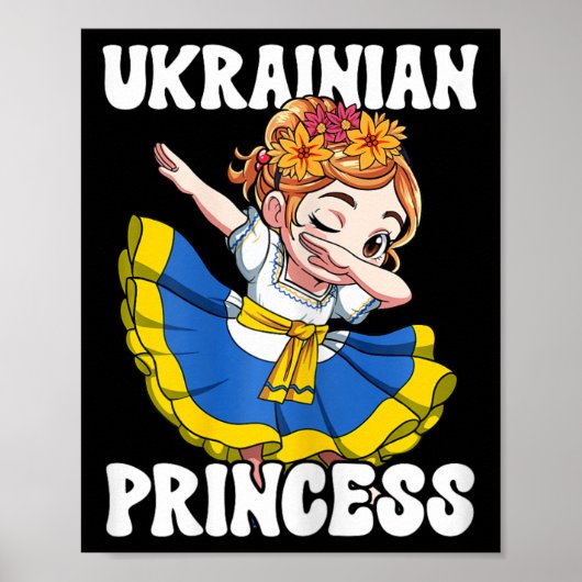 Ukraine Ukrainische Prinzessin Poster (Vorne)
