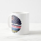 Ukraine Ukrainischer Neuseeländer Neuseeländischer Kaffeetasse (Vorderseite Links)