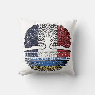 Ukraine Ukrainisches Französisch-Frankreich Treots Kissen