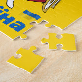 Ukraine und Kiew-Stadtmatte, ukrainische Flagge Puzzle (Seite)