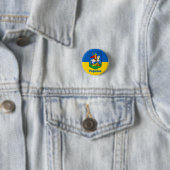 Ukraine und Kiewer Wappen, Ritterterterterb / У к Button (Beispiel)