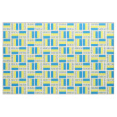 Ukraine und ukrainische Flagge Stoff (Fat Quarter (45,7 x 55,9 cm))