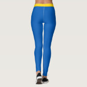Ukraine und ukrainische Flaggenmode, Reise-/Sportf Leggings (Rückseite)