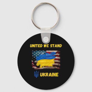 Ukraine United We Do Stand Amerikanische Freundsch Schlüsselanhänger