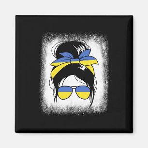 Ukraine Unordentliche Frisur Ukrainische Frau Gesc Magnet