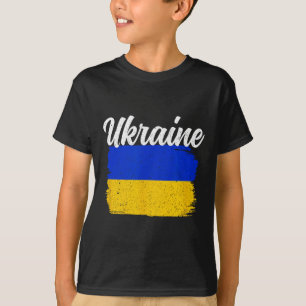 Ukraine Unterstützen Ukraine-Flagge Freiheit Solid T-Shirt