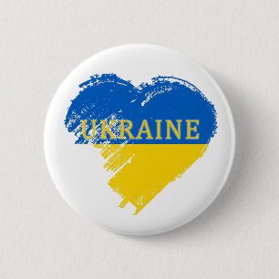 Ukraine unterstützt Anti-War-Pray-Dove-Taste Button
